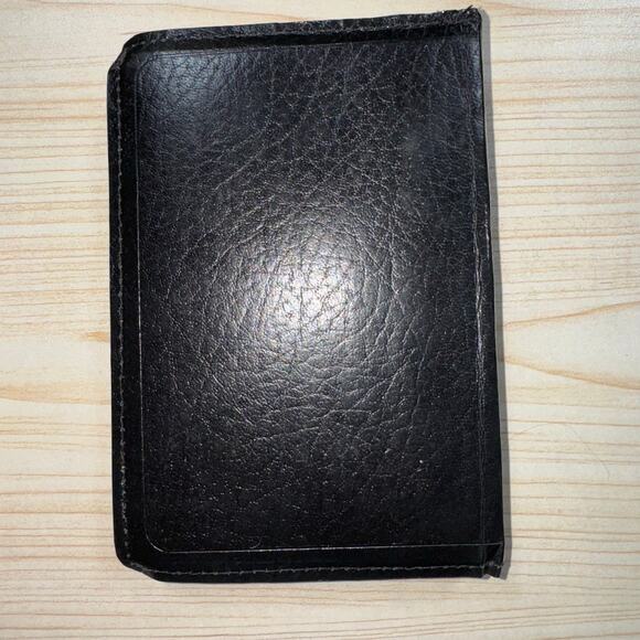 Nelson Study Black Bible w/Concordance Dictionary, Red Words Of Christ & Box VTG - Picture 4 of 10